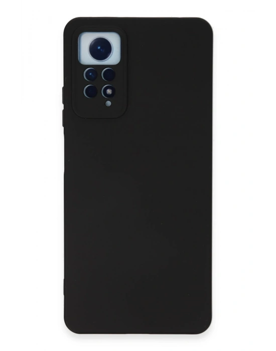 Newface Xiaomi Redmi Note 12 Pro 4G Kılıf Nano içi Kadife Silikon - Siyah