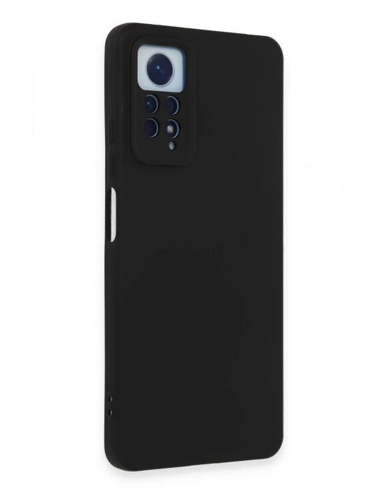 Newface Xiaomi Redmi Note 12 Pro 4G Kılıf Nano içi Kadife Silikon - Siyah