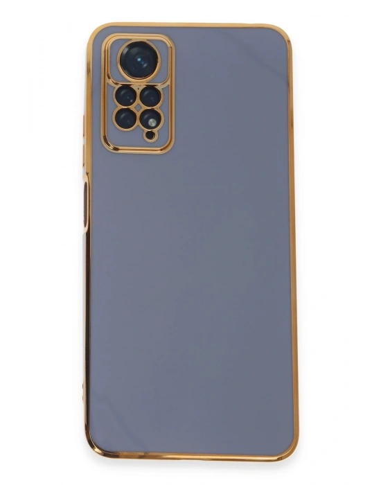 Newface Xiaomi Redmi Note 12 Pro 4G Kılıf Volet Silikon - Mavi