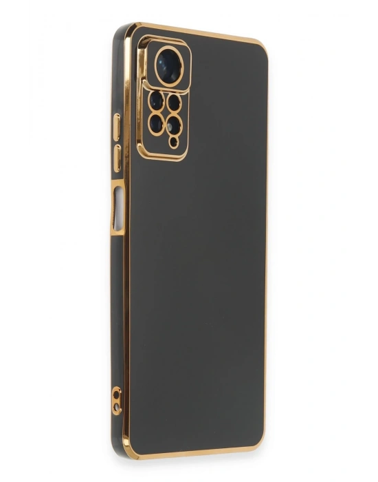 Newface Xiaomi Redmi Note 12 Pro 4G Kılıf Volet Silikon - Siyah