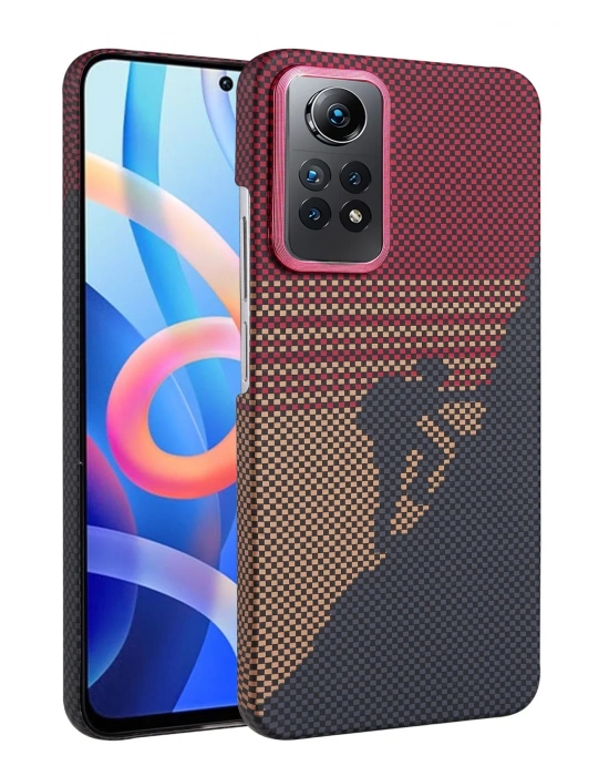 Newface Xiaomi Redmi Note 12 Pro 4G Vega Magsafe Kapak - Kırmızı