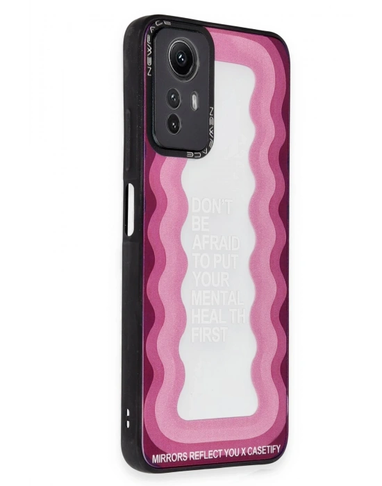 Newface Xiaomi Redmi Note 12 Pro 5G Kılıf Mirror Desenli Kapak - Mirror - 11