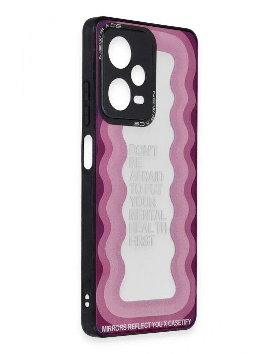 Newface Xiaomi Redmi Note 12 Pro 5G Kılıf Mirror Desenli Kapak - Mirror - 11