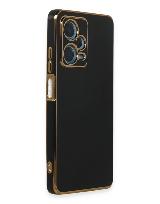 Newface Xiaomi Redmi Note 12 Pro Plus Kılıf Volet Silikon - Siyah