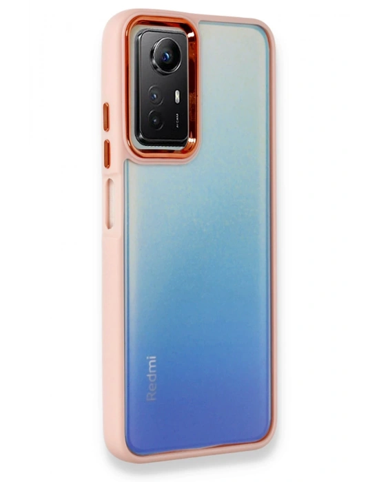 Newface Xiaomi Redmi Note 12S Kılıf Dora Kapak - Pudra
