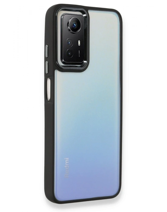 Newface Xiaomi Redmi Note 12S Kılıf Dora Kapak - Siyah