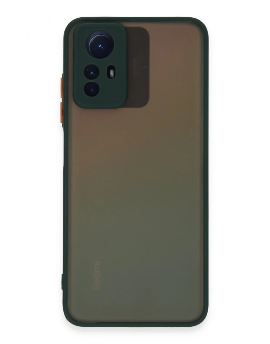 Newface Xiaomi Redmi Note 12S Kılıf Montreal Silikon Kapak - Yeşil