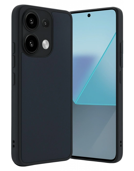 Newface Xiaomi Redmi Note 13 4G Kılıf Aras Deri Kapak - Lacivert