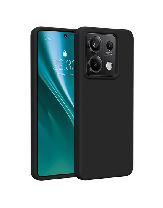 Newface Xiaomi Redmi Note 13 4G Kılıf First Silikon - Siyah