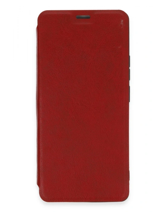 Newface Xiaomi Redmi Note 13 4G Kılıf Flip Cover - Kırmızı