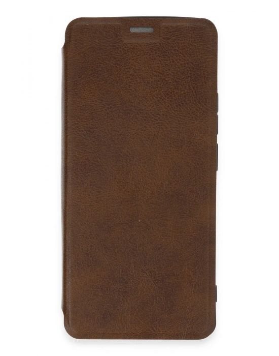 Newface Xiaomi Redmi Note 13 4G Kılıf Flip Cover - Taba