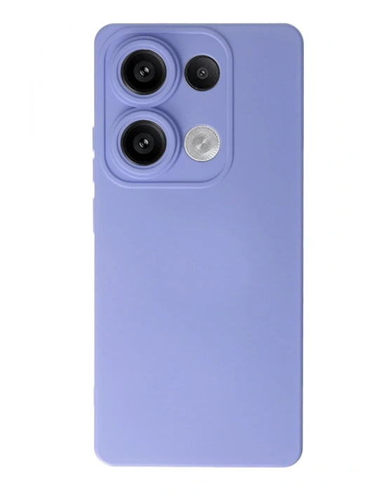 Newface Xiaomi Redmi Note 13 4G Kılıf Nano içi Kadife Silikon - Lila