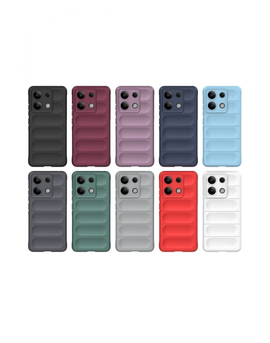 Newface Xiaomi Redmi Note 13 4G Kılıf Optimum Silikon - Krem