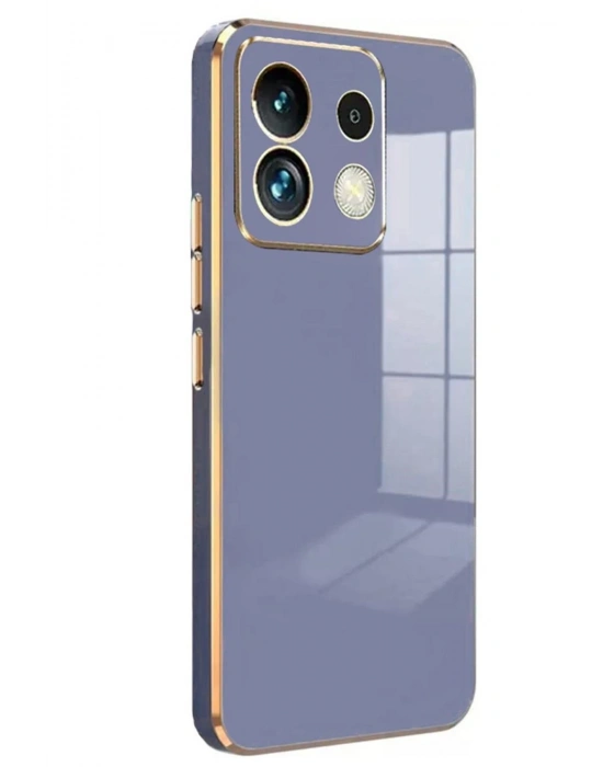 Newface Xiaomi Redmi Note 13 4G Kılıf Volet Silikon - Mavi