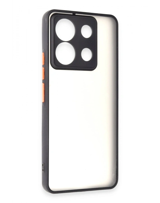 Newface Xiaomi Redmi Note 13 5G Kılıf Montreal Silikon Kapak - Siyah