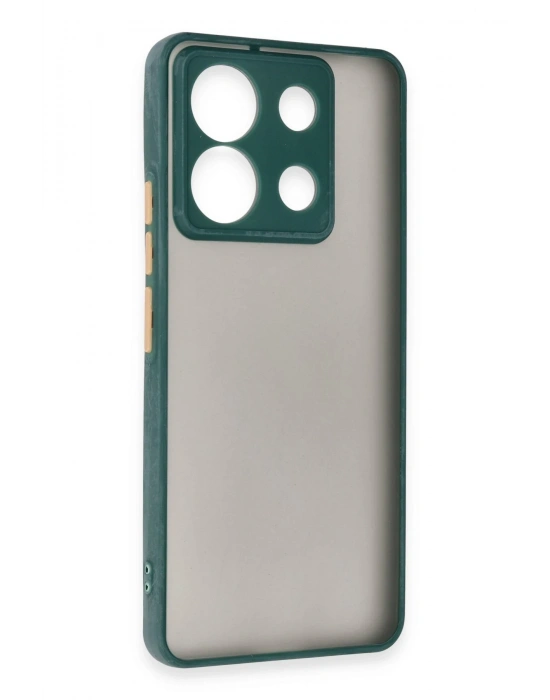 Newface Xiaomi Redmi Note 13 5G Kılıf Montreal Silikon Kapak - Yeşil