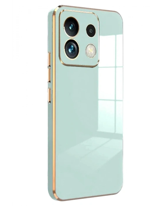 Newface Xiaomi Redmi Note 13 5G Kılıf Volet Silikon - Açık Yeşil