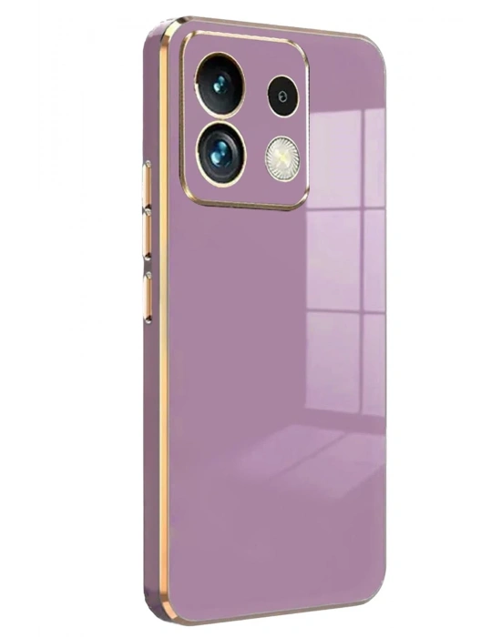 Newface Xiaomi Redmi Note 13 5G Kılıf Volet Silikon - Mor