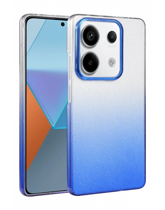 Newface Xiaomi Redmi Note 13 Pro 4G Glossy Kapak - Mavi