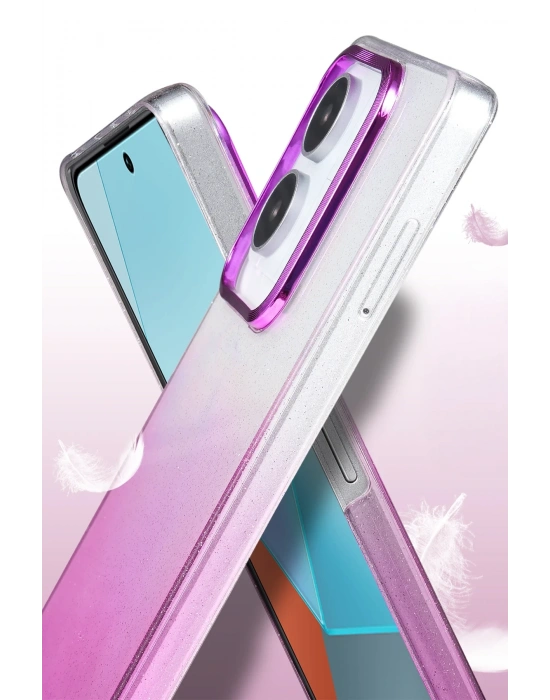 Newface Xiaomi Redmi Note 13 Pro 4G Glossy Kapak - Mor