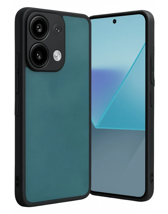 Newface Xiaomi Redmi Note 13 Pro 4G Kılıf Aras Deri Kapak - Açık Yeşil