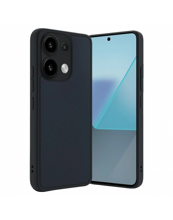 Newface Xiaomi Redmi Note 13 Pro 4G Kılıf Aras Deri Kapak - Lacivert