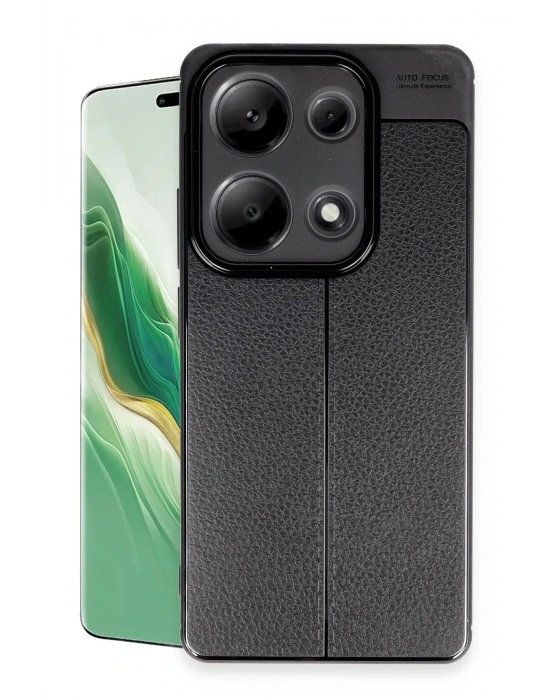 Newface Xiaomi Redmi Note 13 Pro 4G Kılıf Auto Focus Kapak - Siyah