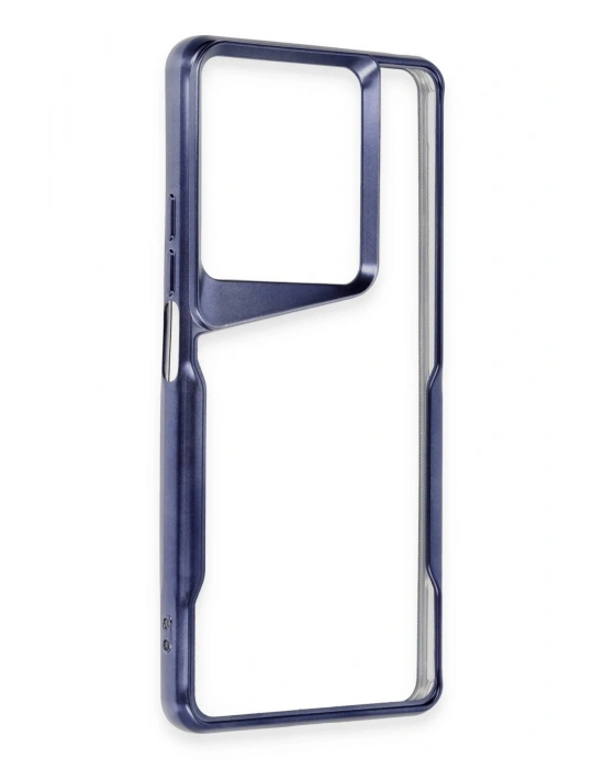 Newface Xiaomi Redmi Note 13 Pro 4G Kılıf Boyi Silikon Kapak - Lacivert