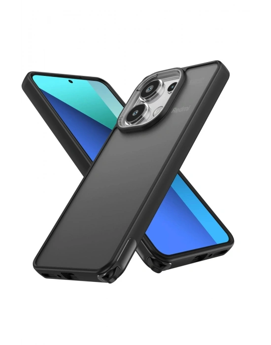 Newface Xiaomi Redmi Note 13 Pro 4G Kılıf Elegant Kapak - Siyah