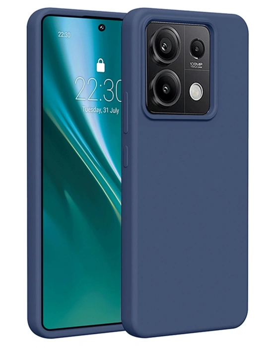 Newface Xiaomi Redmi Note 13 Pro 4G Kılıf First Silikon - Lacivert