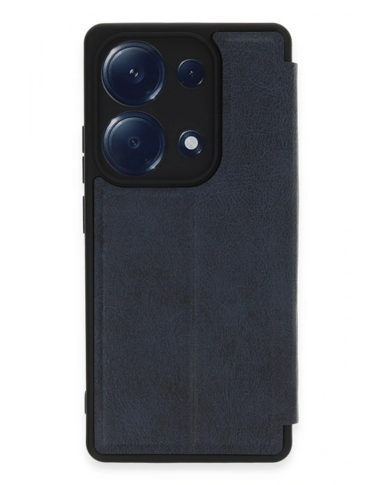 Newface Xiaomi Redmi Note 13 Pro 4G Kılıf Flip Cover - Lacivert