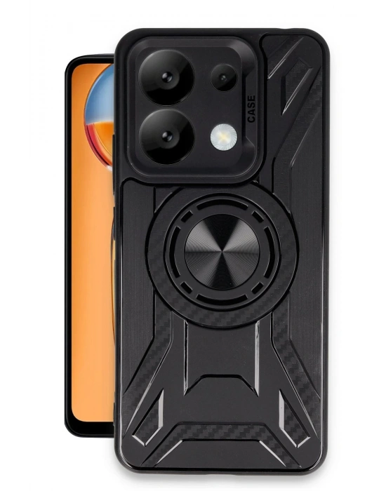 Newface Xiaomi Redmi Note 13 Pro 4G Kılıf Lincoln Silikon - Siyah