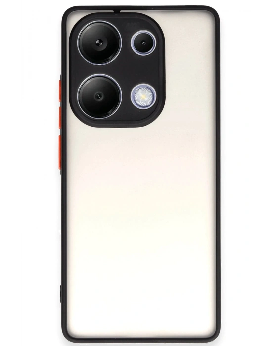 Newface Xiaomi Redmi Note 13 Pro 4G Kılıf Montreal Silikon Kapak - Siyah