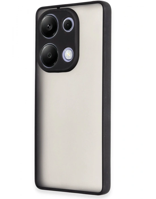 Newface Xiaomi Redmi Note 13 Pro 4G Kılıf Montreal Silikon Kapak - Siyah