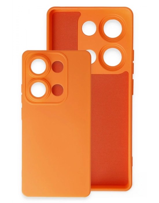 Newface Xiaomi Redmi Note 13 Pro 4G Kılıf Nano içi Kadife Silikon - Koyu Yeşil