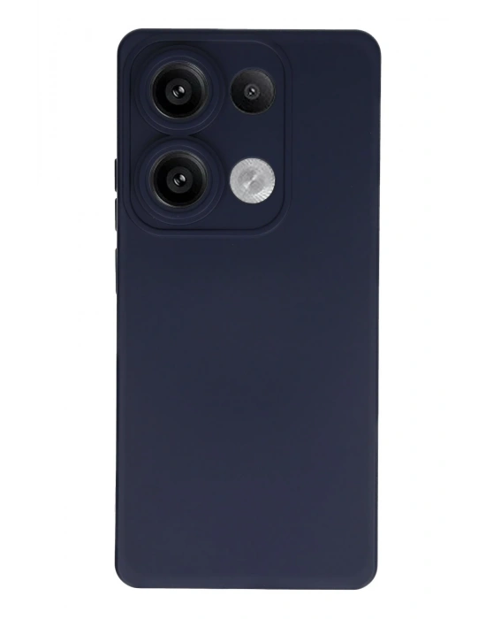 Newface Xiaomi Redmi Note 13 Pro 4G Kılıf Nano içi Kadife Silikon - Lacivert