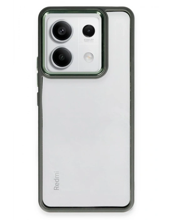 Newface Xiaomi Redmi Note 13 Pro 4G Kılıf Power Silikon - Koyu Yeşil