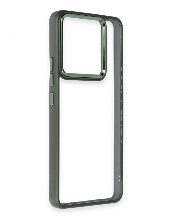 Newface Xiaomi Redmi Note 13 Pro 4G Kılıf Power Silikon - Koyu Yeşil