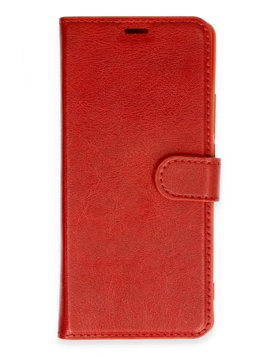 Newface Xiaomi Redmi Note 13 Pro 4G Kılıf Trend S Plus Kapaklı Kılıf - Kırmızı