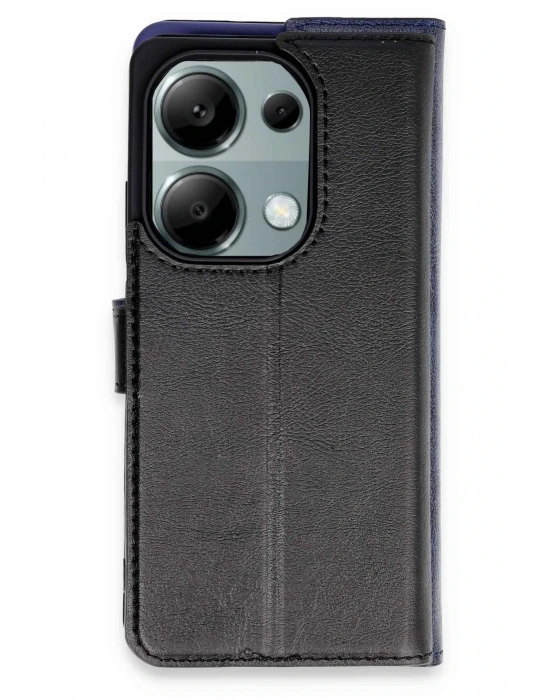 Newface Xiaomi Redmi Note 13 Pro 4G Kılıf Trend S Plus Kapaklı Kılıf - Siyah