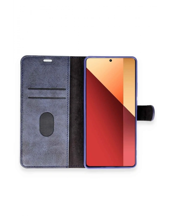 Newface Xiaomi Redmi Note 13 Pro 4G Kılıf Trend S Plus Kapaklı Kılıf - Siyah