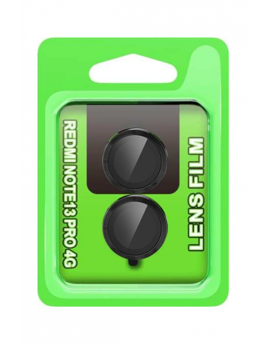 Newface Xiaomi Redmi Note 13 Pro 4G Raze Metal Kamera Lens - Siyah