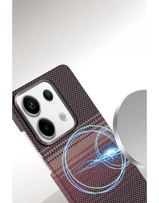 Newface Xiaomi Redmi Note 13 Pro 4G Vega Magsafe Kapak - Siyah