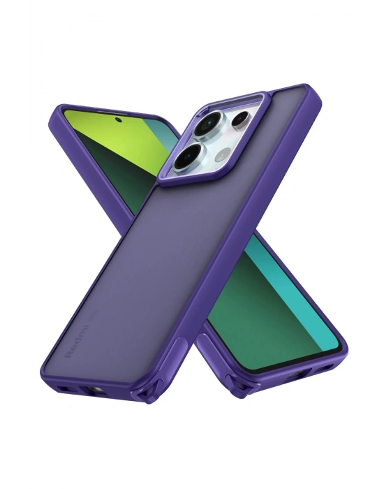 Newface Xiaomi Redmi Note 13 Pro 5G Kılıf Elegant Kapak - Derin Mor