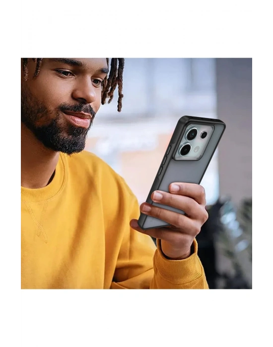 Newface Xiaomi Redmi Note 13 Pro 5G Kılıf Elegant Kapak - Derin Mor