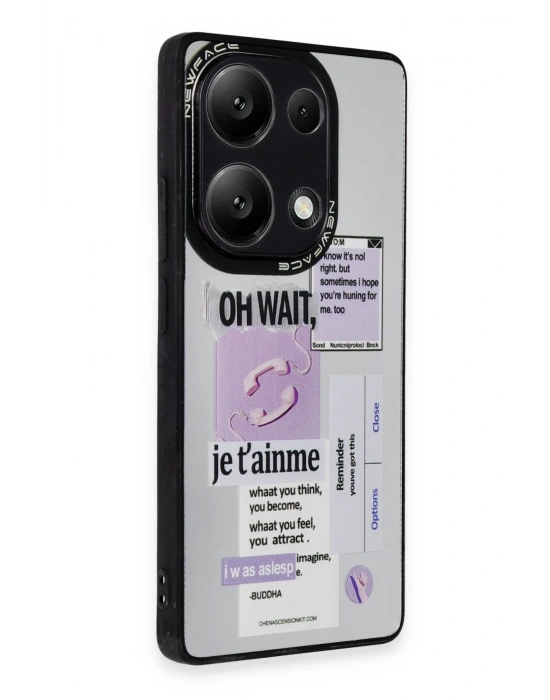 Newface Xiaomi Redmi Note 13 Pro 5G Kılıf Mirror Desenli Kapak - Mirror - 4