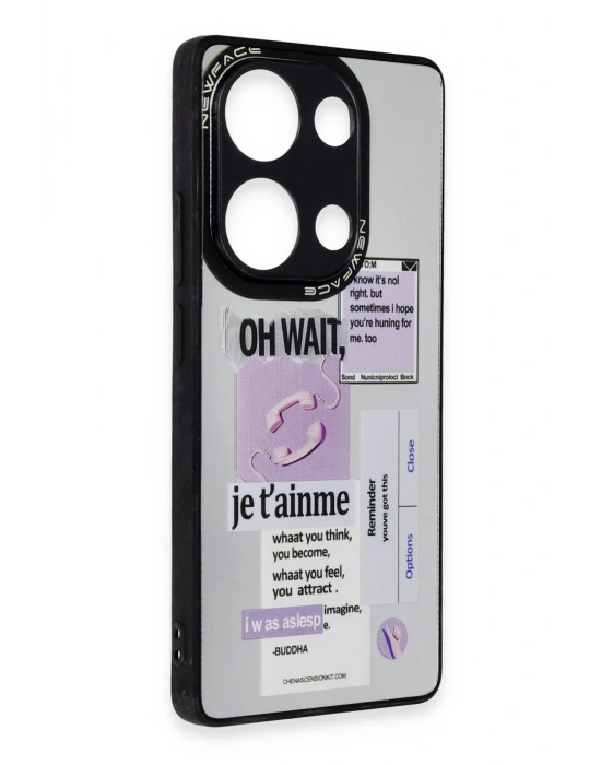 Newface Xiaomi Redmi Note 13 Pro 5G Kılıf Mirror Desenli Kapak - Mirror - 4