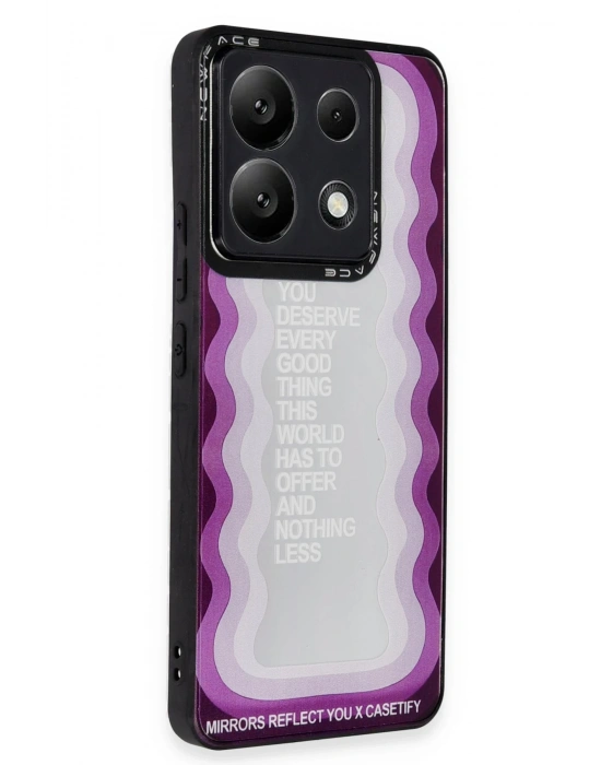 Newface Xiaomi Redmi Note 13 Pro 5G Kılıf Mirror Desenli Kapak - Mirror - 5