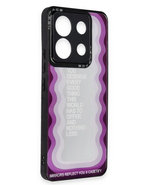 Newface Xiaomi Redmi Note 13 Pro 5G Kılıf Mirror Desenli Kapak - Mirror - 5