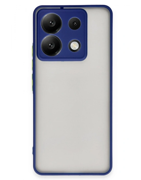 Newface Xiaomi Redmi Note 13 Pro 5G Kılıf Montreal Silikon Kapak - Lacivert